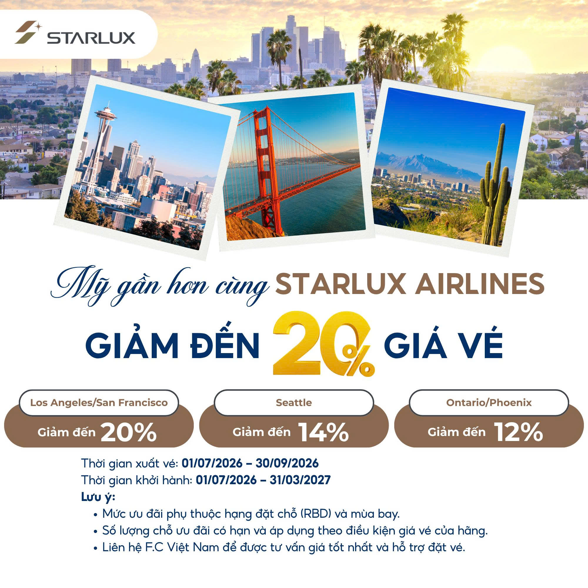 ✈️ Bay Xa Hơn, Tiết Kiệm Đến 20% Cùng STARLUX Airlines – Ưu Đãi Vé Máy Bay Đặc Biệt!