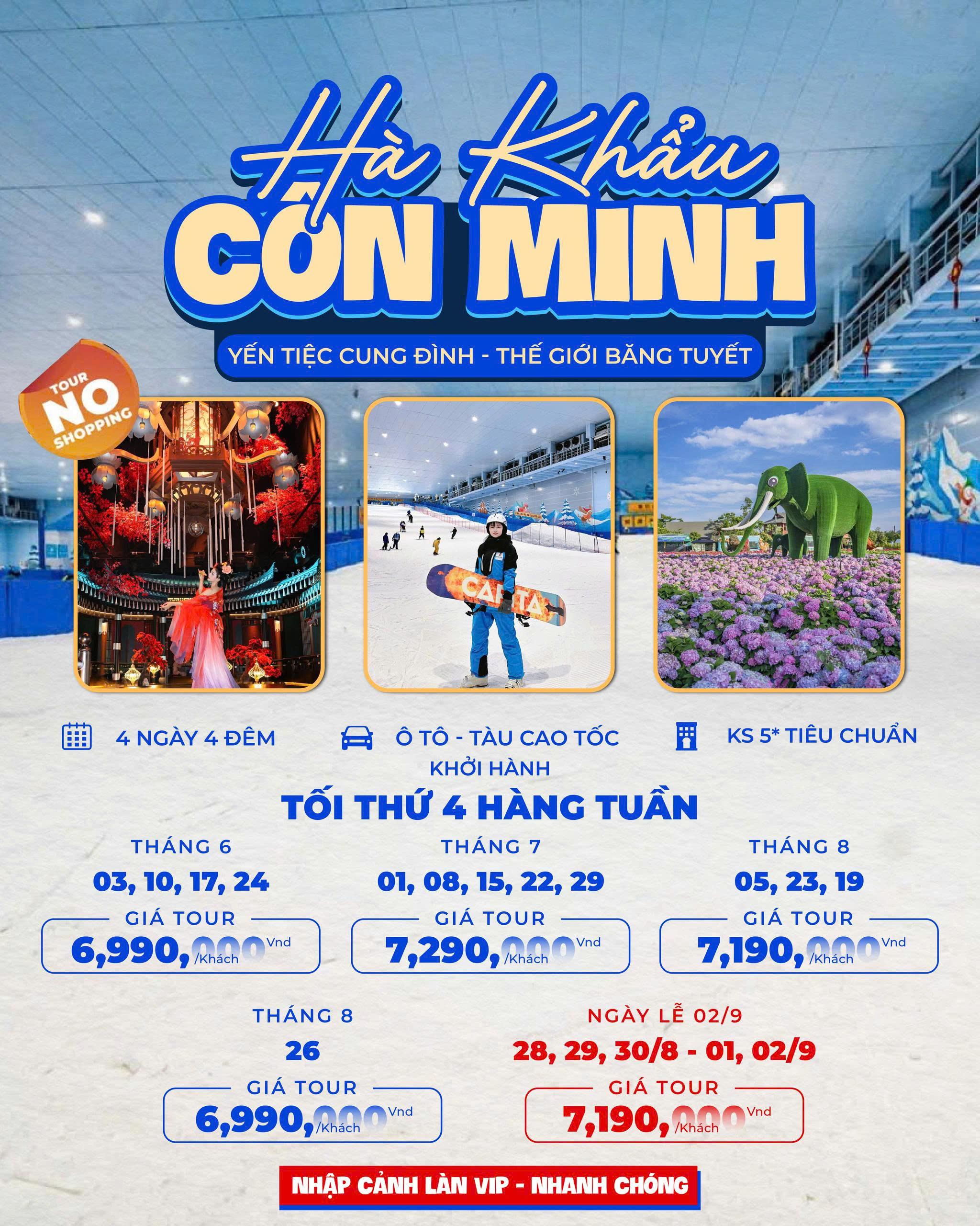 🌟 Khám Phá Côn Minh – Chuyến Du Lịch 4 Ngày 4 Đêm Đầy Thú Vị Và Hấp Dẫn 🌟