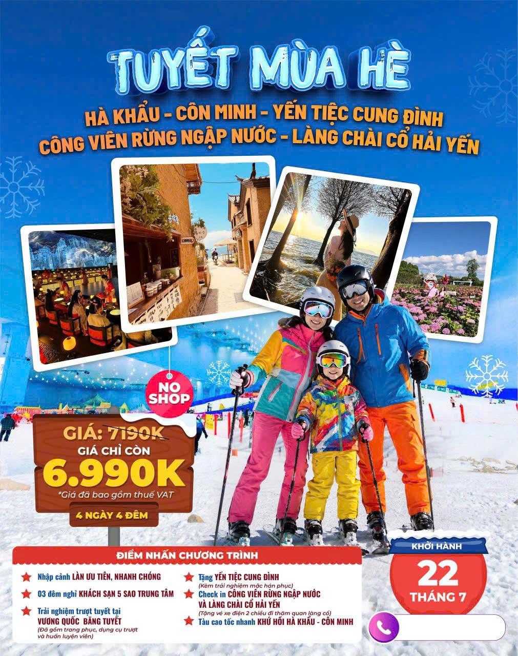 Khám Phá Hà Khẩu, Côn Minh, Yên Tiếc Cung Đình – 4 Ngày 4 Đêm 🌟