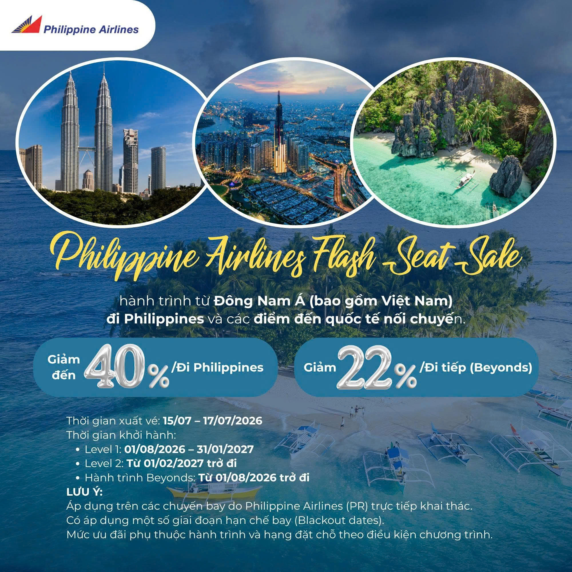 Khám Phá Đông Nam Á Và Philippines Với Ưu Đãi Tuyệt Vời! 🌏✈️