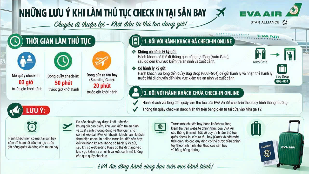Khám phá hành trình bay cùng EVA AIR ✈️