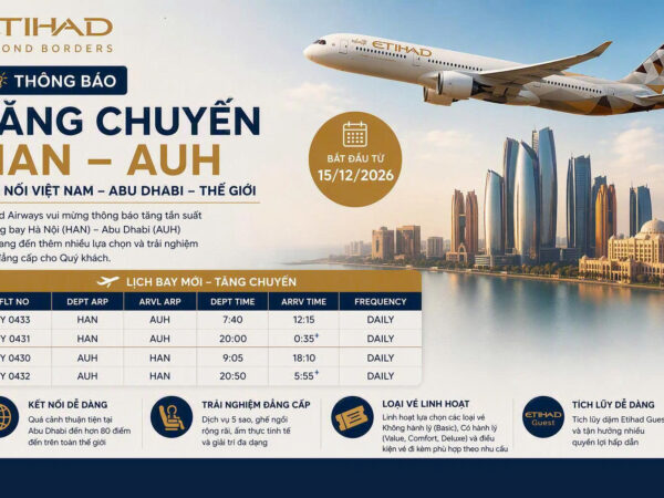 Khám phá Abu Dhabi với Etihad Airways ✈️