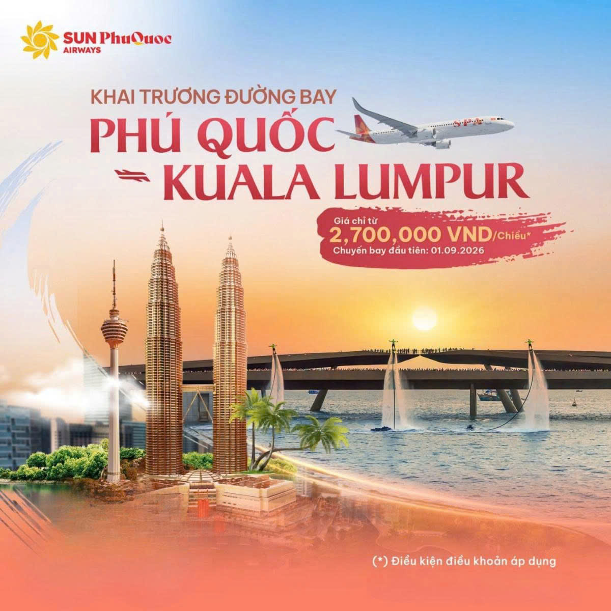 Khám Phá Phú Quốc & Kuala Lumpur Từ 2,700,000 VND/Chiều ✈️🌴