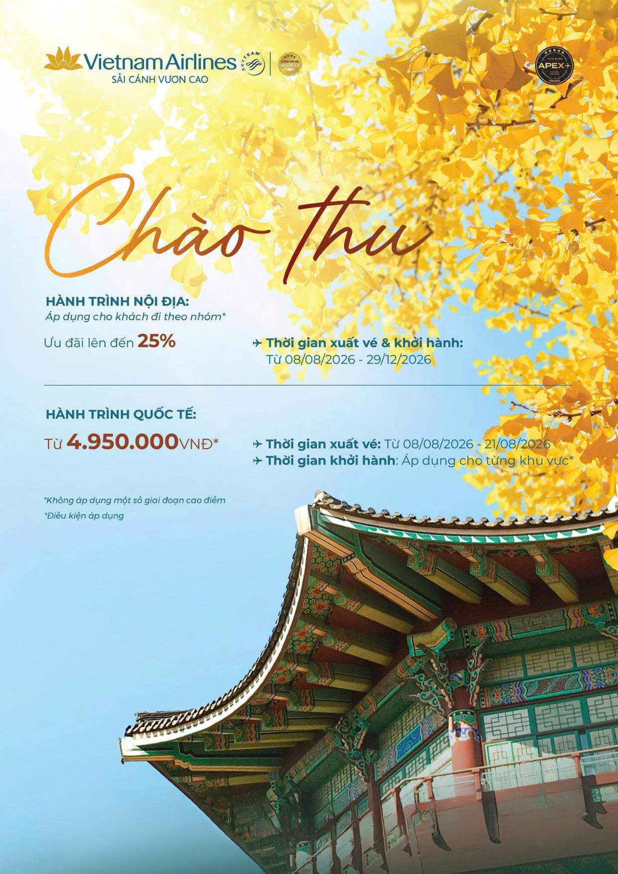 Khám Phá Thế Giới Với Vietnam Airlines – Giá Hạt Dẻ, Trải Nghiệm Tuyệt Vời ✈️