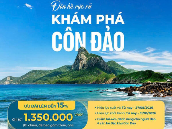 Khám phá Côn Đảo với Combo Du Lịch 4 ngày 3 đêm từ 1.350.000 VND 🌴✈️