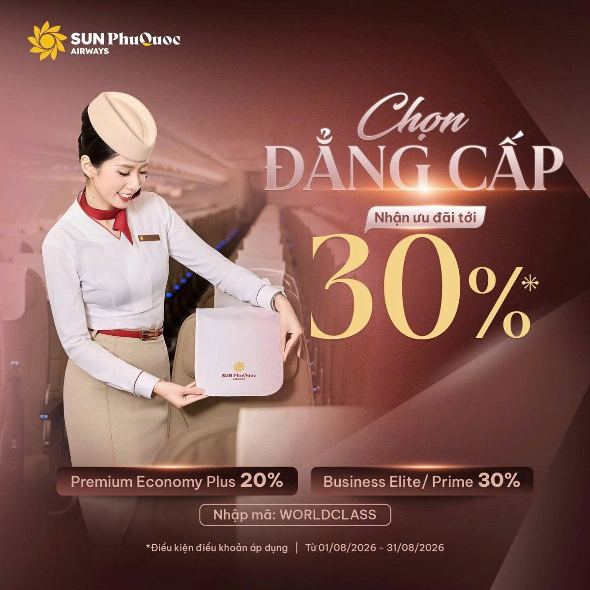 Khám phá Phu Quoc với SUN PhuQuoc AIRWAYS – Ưu đãi lên đến 30%!